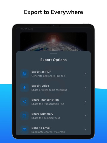 Voink: AI Note Taker iPad screenshot