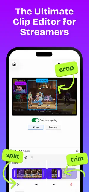 StreamLadder: AI Clip Editor screenshot 2