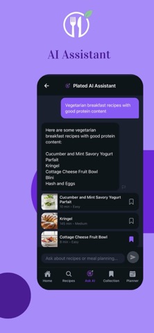 Plated: AI Meal Planner Screenshot 2 of 5
