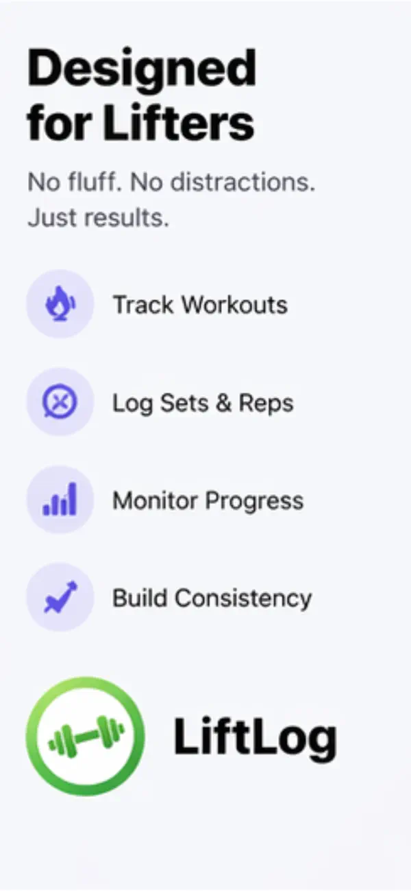 Screenshot #3 pour Liftlog - No subscription