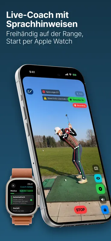 DeepSwing: Golf Schwunganalyse screenshot 3 of 10
