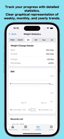 Weight Manager - Simple Weight screenshot
