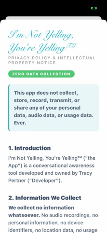 I'm Not Yelling You're Yelling screenshot