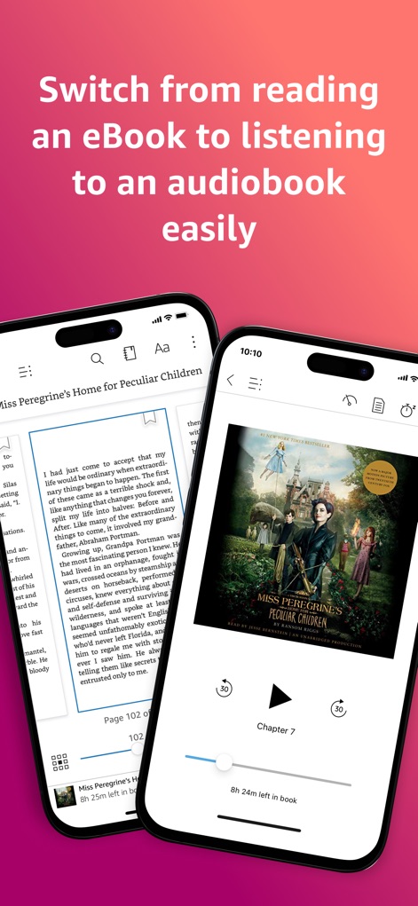 Amazon Kindle: Reading App - Seamless Format Switch