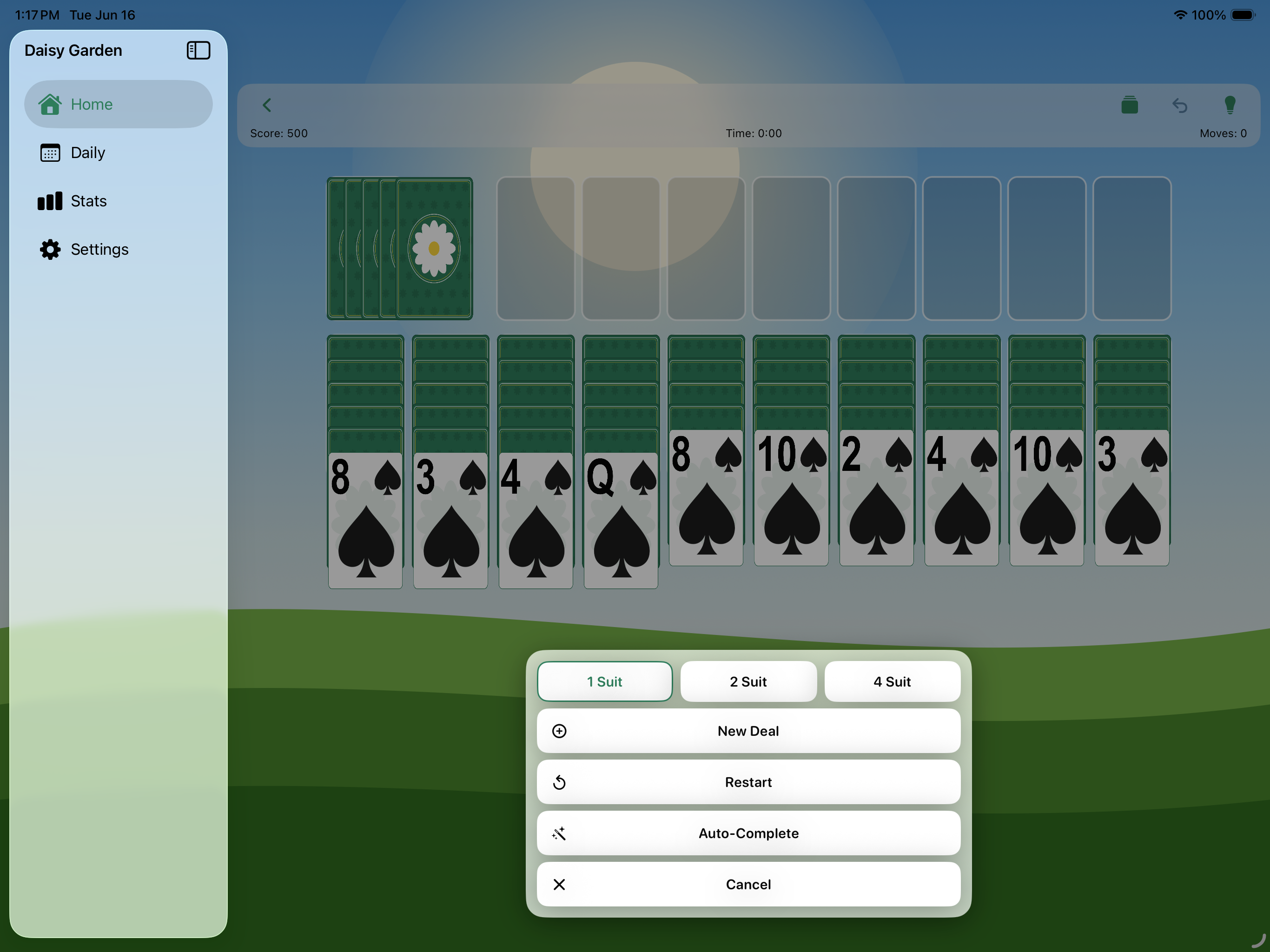 Daisy Garden FreeCell screenshot 13