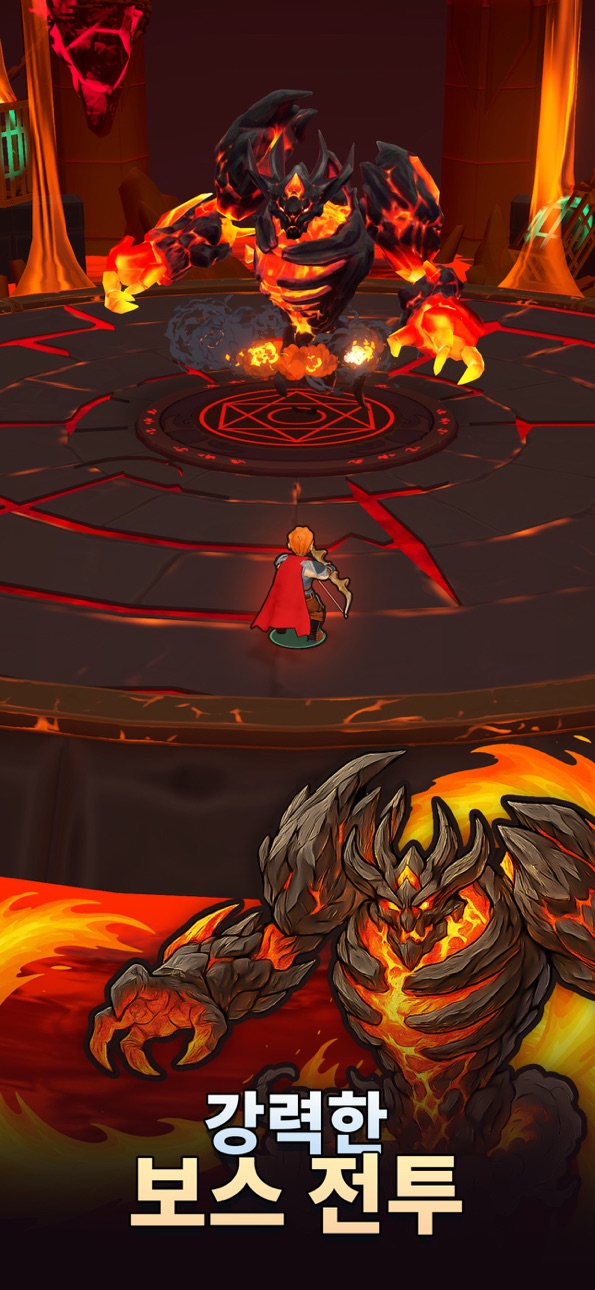 Eternal Hero: Action RPG iOS Mod IPA screenshot 1 - iOS game interface
