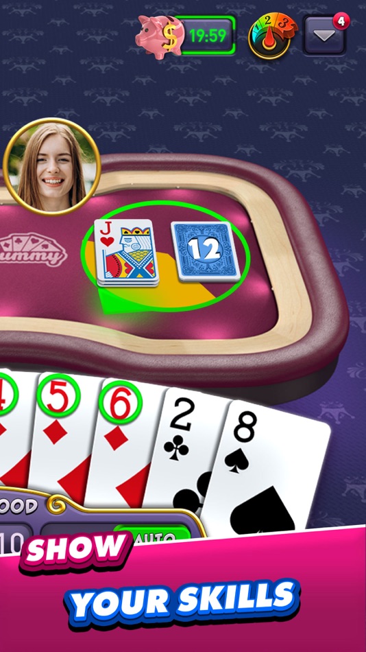 #4. Gin Rummy Plus - Fun Card Game (iOS) Podle: Zynga Inc.