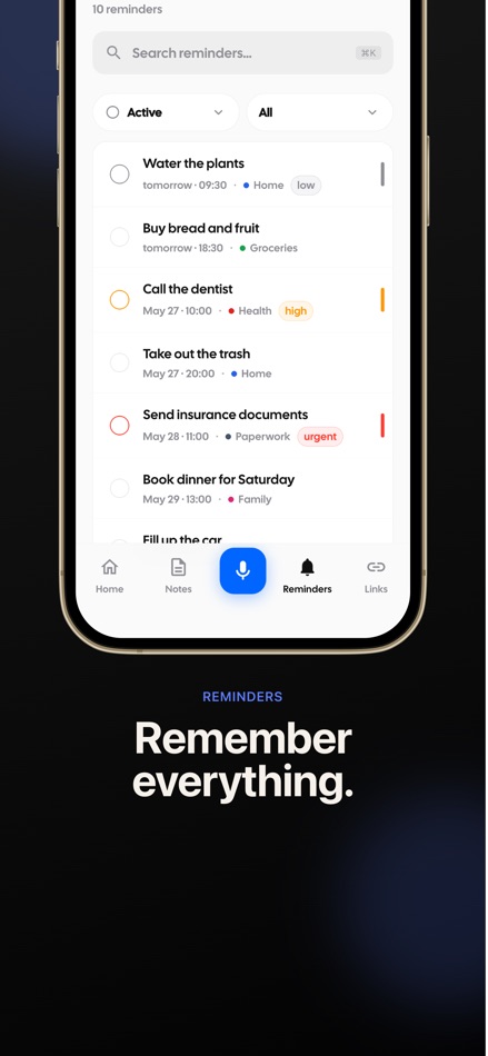 #8. Rosetta: AI Notes, Links, Todo (iOS) Podle: Gabriel Langon Maomy