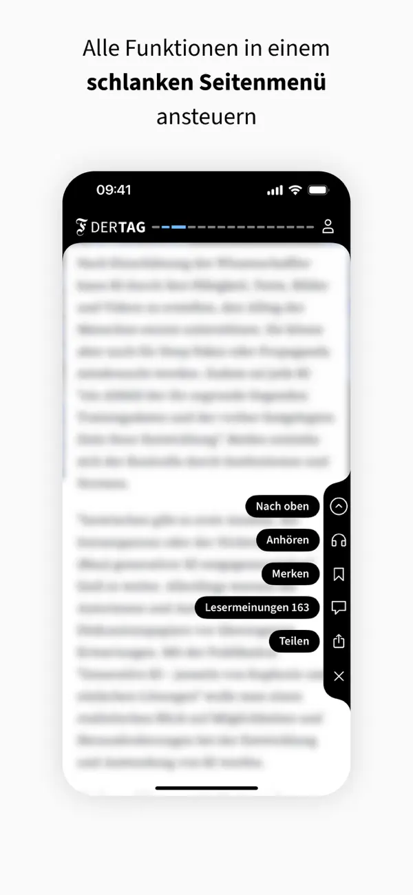 F.A.Z. Der Tag - Nachrichten iPhone App Screenshot 3 – Nachrichten