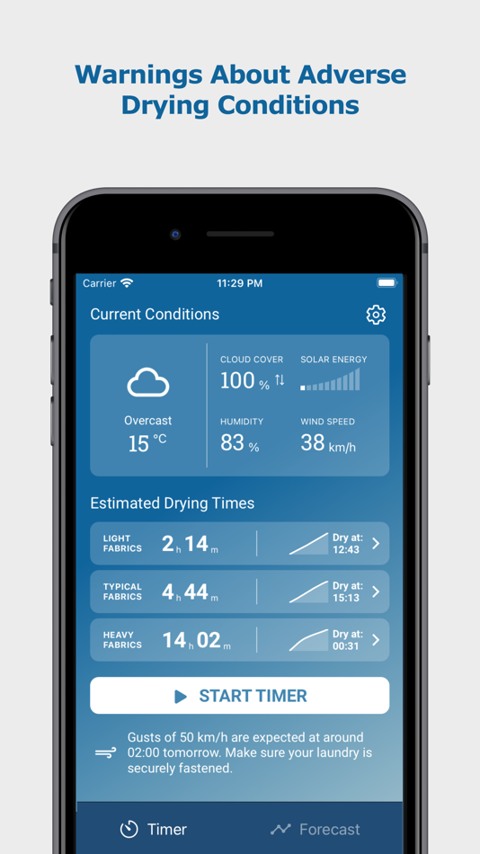 #5. Laundry Timer - Drying Times (iOS) 由: Edward Hesketh