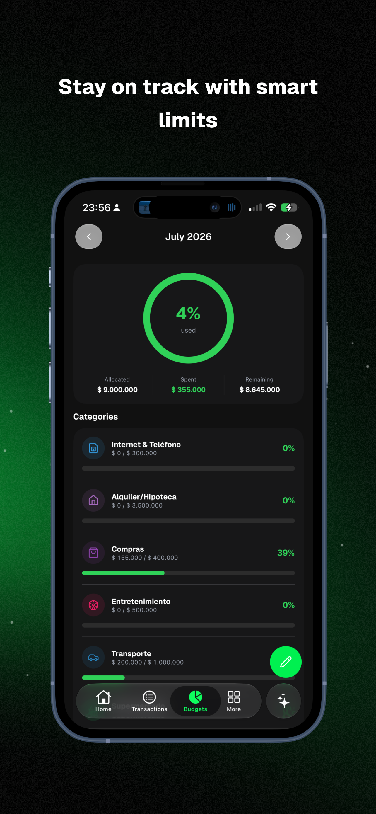 Monica: Gestor financiero screenshot 3