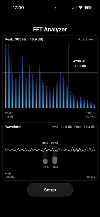 FFT Analyzer Screenshot 2 of 5