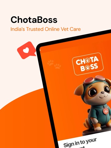 ChotaBoss: Online Pet Care iPad screenshot