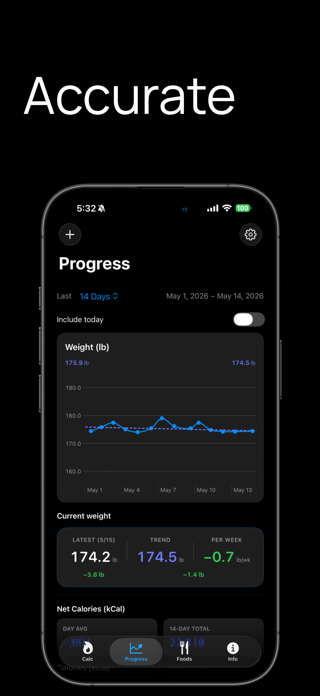 CalorieCalc - Averaging Screenshot 3 of 4