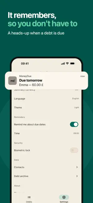 MoneyDue: Debt Tracker screenshot 3