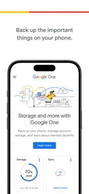 Google One screenshot 1