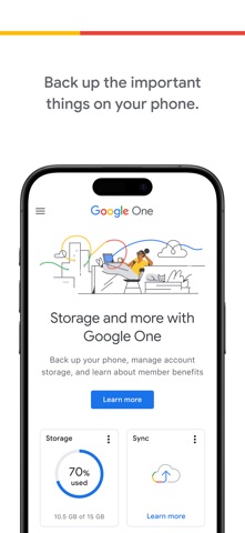Google One App Store preview screenshot 1