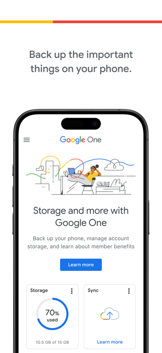 Google One Screenshot 1 of 5