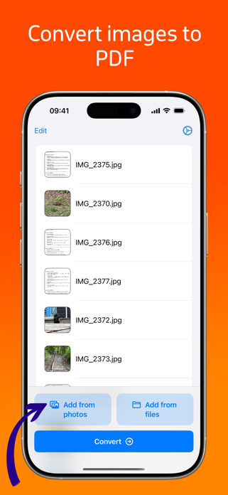 Image to PDF - PixPDF Screenshot 1 of 4