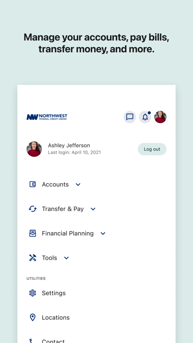 NWFCU Mobile Banking Screenshot