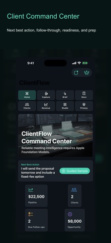 ClientFlow Command Center Screenshot 1 of 10