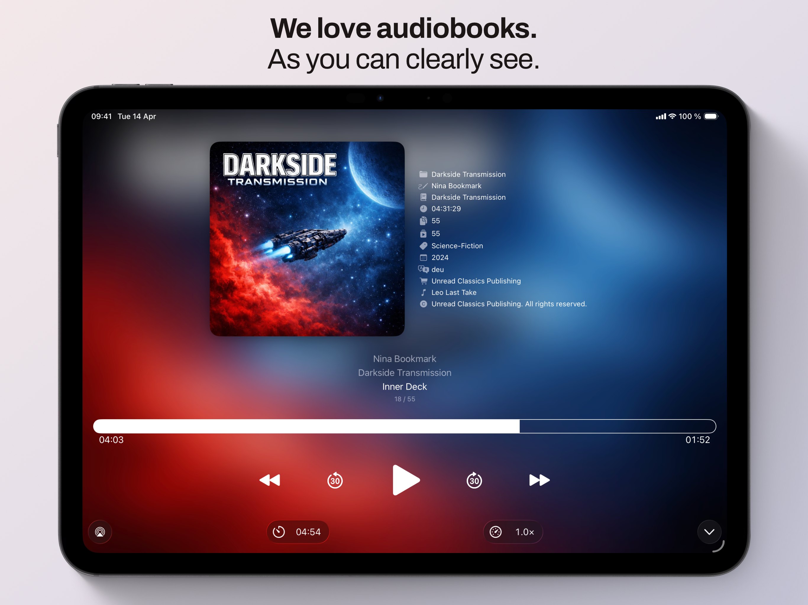 Lost Chapters Audiobook Player screenshot 12
