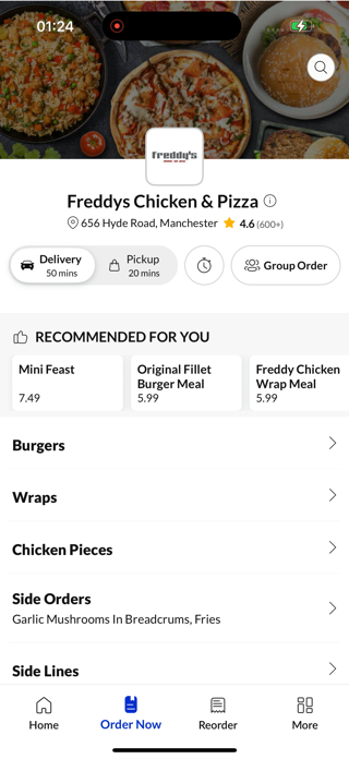 Freddys Chicken & Pizza, Screenshot 2 of 4
