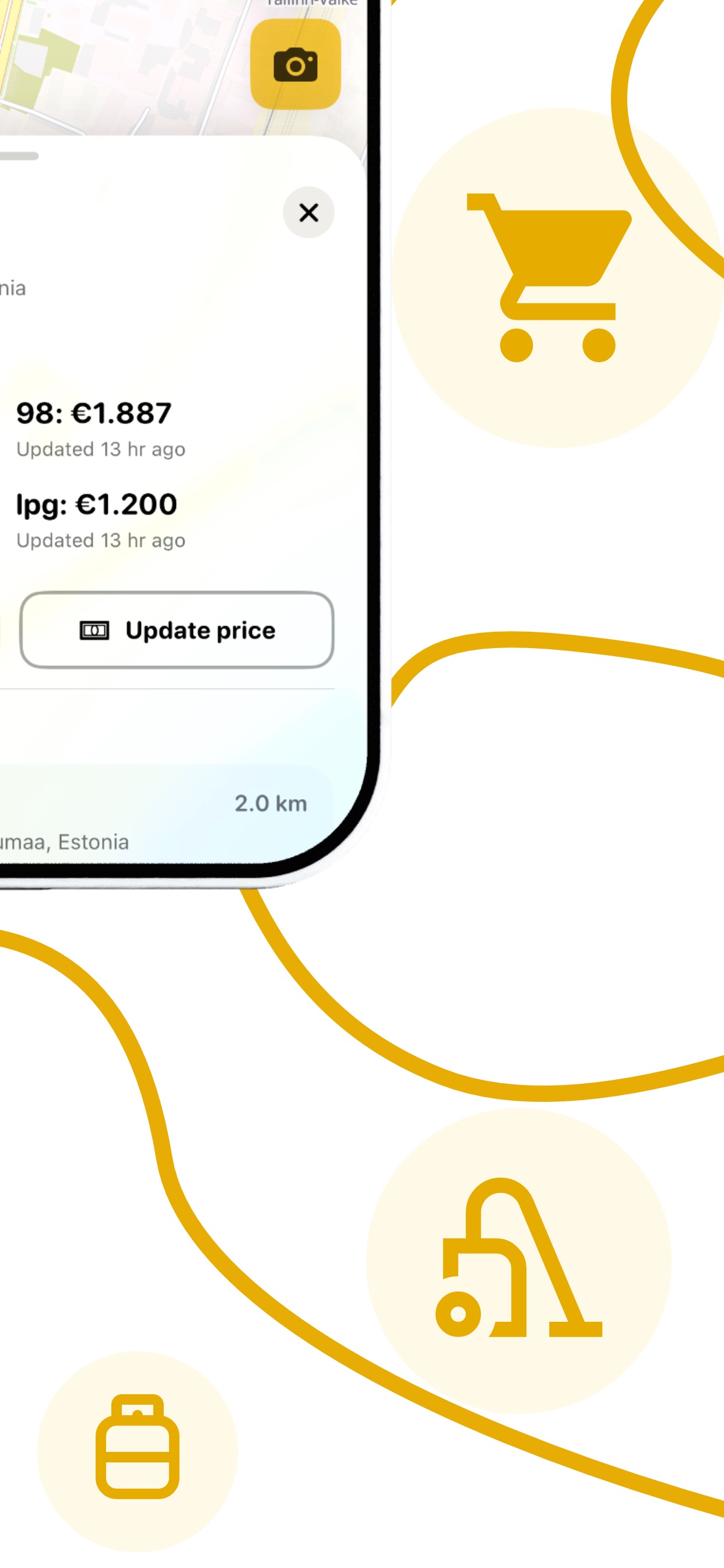 Screenshot 3 of Benzina: Fuel Prices & Map