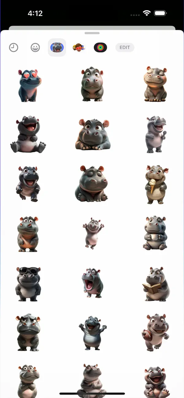 Screenshot #3 pour Hippomoji