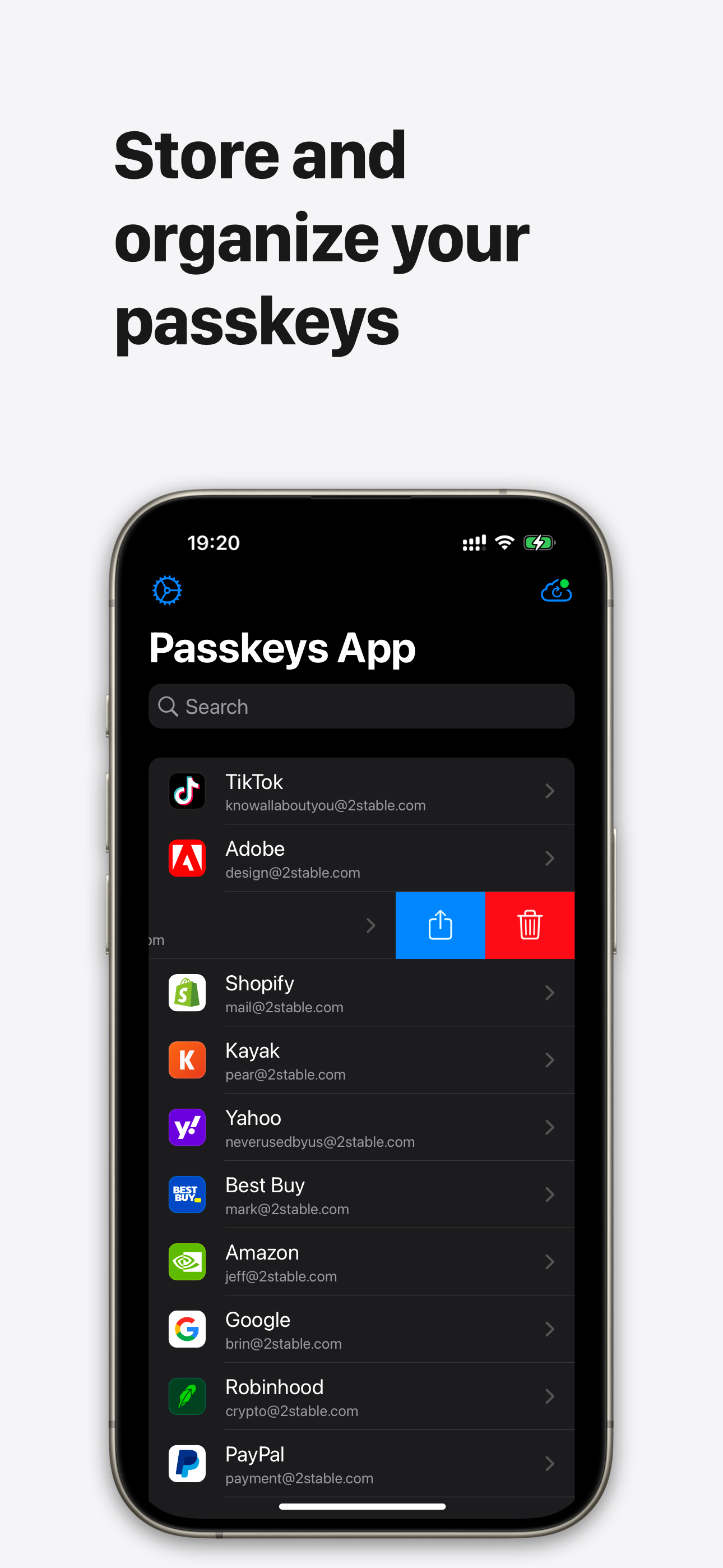 Passkeys App