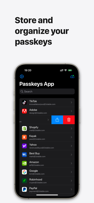 Passkeys App Screenshot 3 of 5