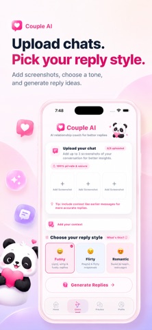Couple AI - Chat Advisor iPhone screenshot