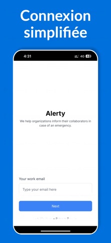 Alerty screenshot