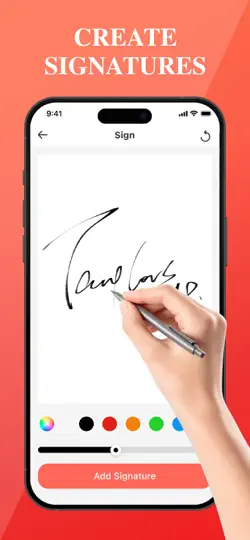 Captura de pantalla de PDF Scanner: Edit & Sign en iPhone 3