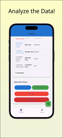 Lottery - Lottery Simulator iPhone screenshot