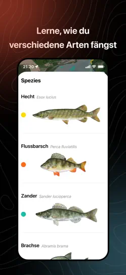 Screenshot von Fishbuddy: Angeln & Gewässer auf dem iPhone 4