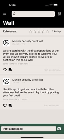 Munich Security Breakfast 2026 screenshot