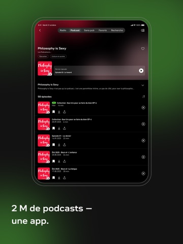 radio.fr - radio et podcast iPad screenshot 5