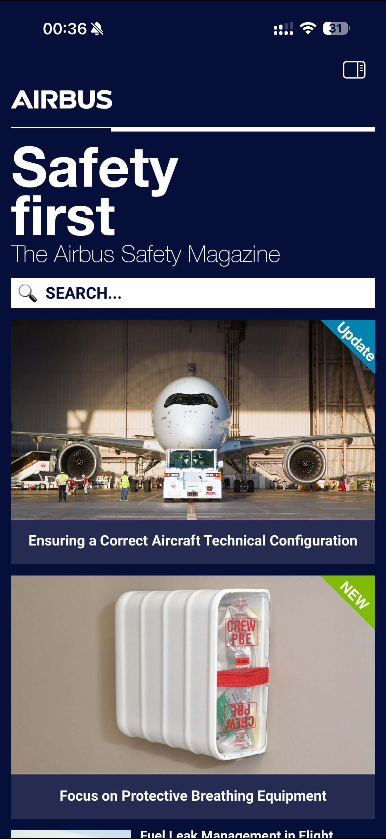 Airbus Safety first