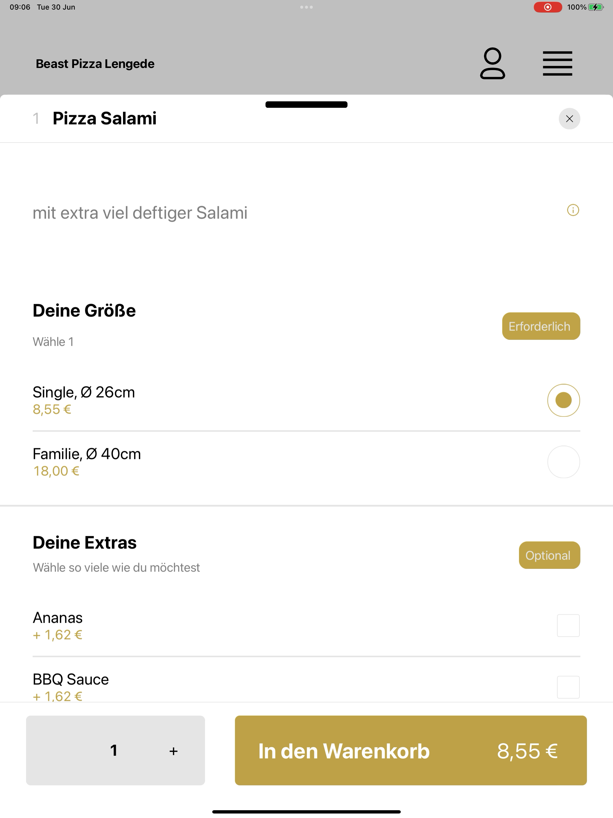 Beast Pizza Lengede