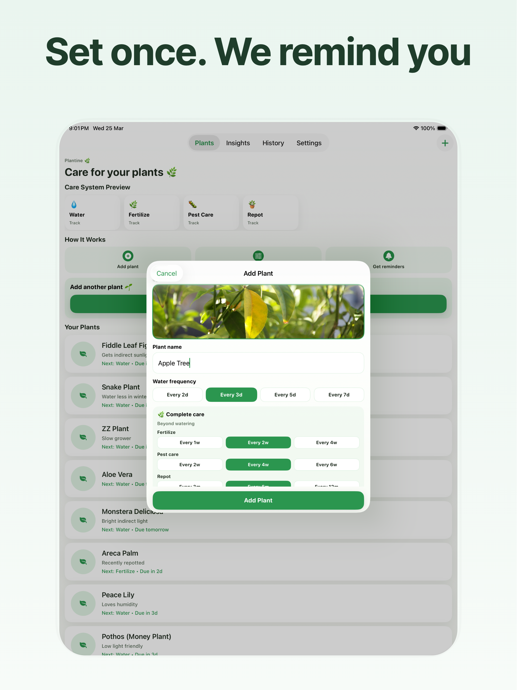 Plantine: Watering Reminder screenshot 11