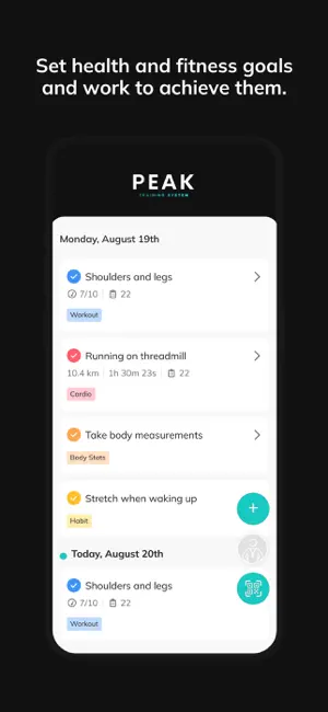 Peak Training App screenshot 4