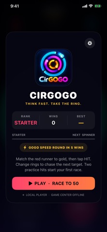 CirGoGo: Fast Arcade Game screenshot 1