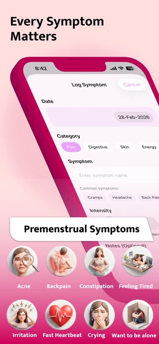 Periods Tracker: Cycle Log Screenshot 5 of 6