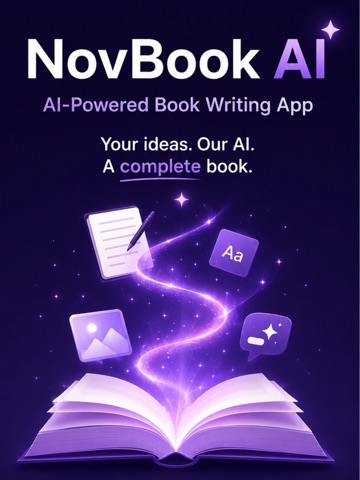 AI Book Writer - NovBook iPad screenshot