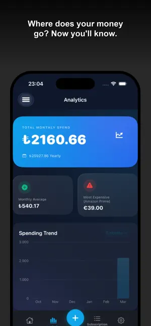 SubZero: Subscription Tracker screenshot 3