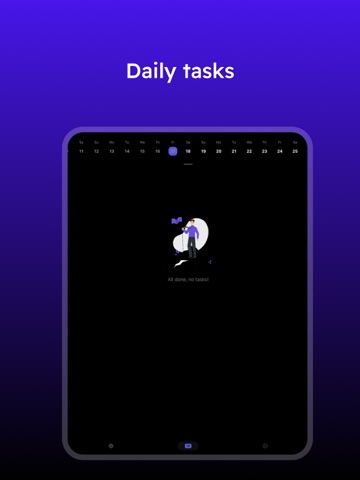 Planner - daily planner todo iPad screenshot