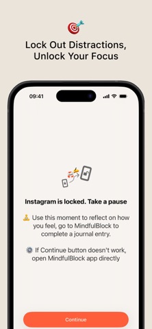 MindfulBlock — app blocker Screenshot 2 of 3
