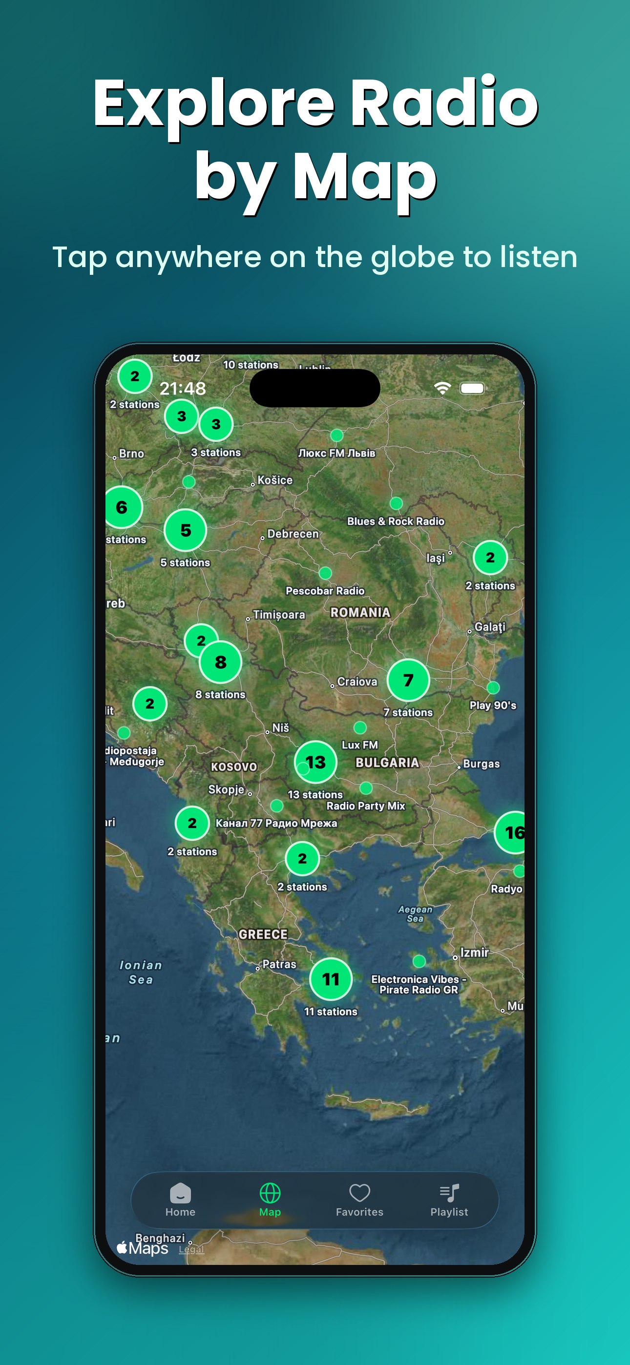 Frequ: FM Radio Stations Live screenshot 4