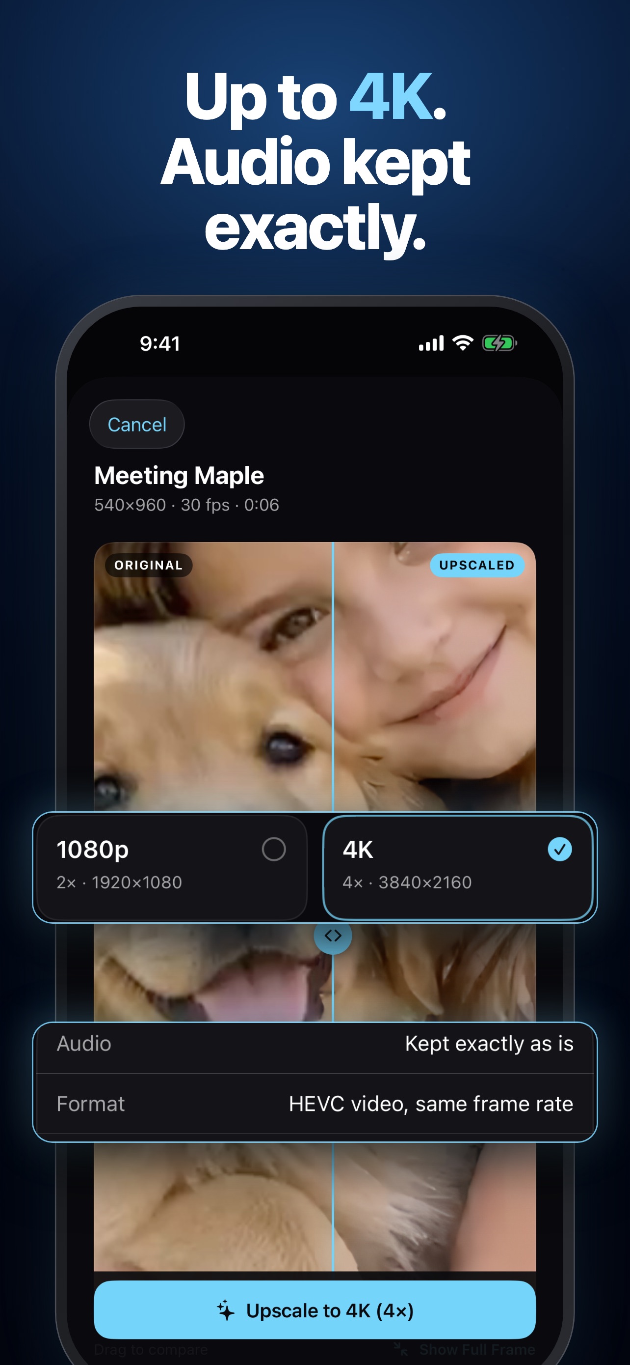 Screenshot 4 of Local Video Upscaler: AI 4K HD